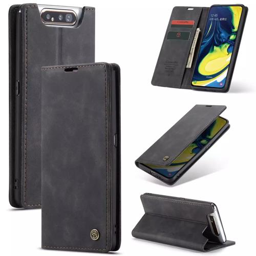 Foto Produk Samsung galaxy A80 Flip Case Caseme Cover Leather Wallet Dompet - Coklat Tua dari Vinvend ACC