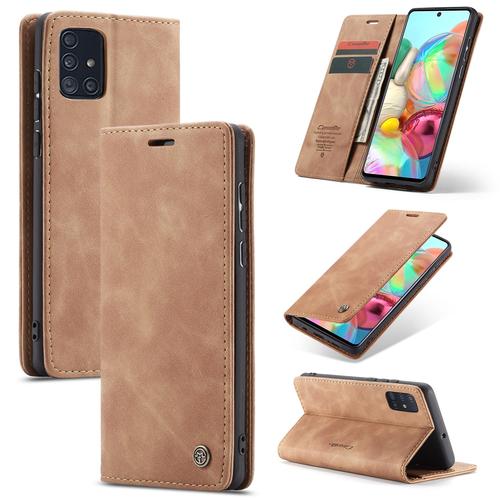 Foto Produk Samsung galaxy A51 2020 Flip Case Caseme Cover Leather Wallet Dompet - Maron dari Vinvend ACC