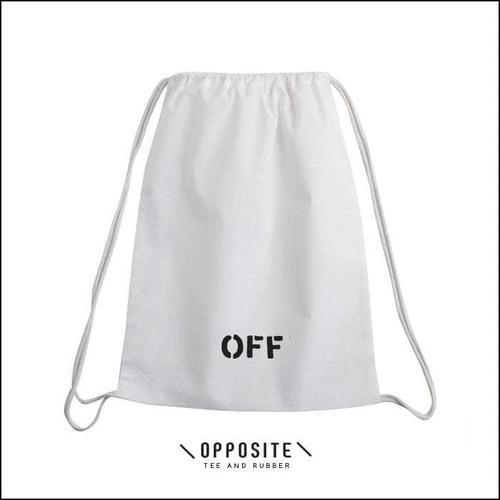 string bag white