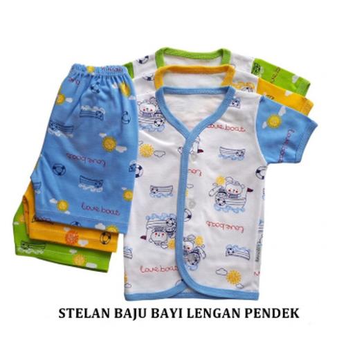 Jual Isi 3 Baju Stelan Piyama Bayi Newborn Pasangan Lengan Pendek Makassar Kota Makassar Toko Star Utama Makassar Tokopedia