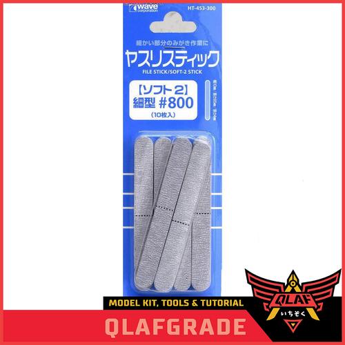 Foto Produk WAVE File STICK SOFT #800 NARROW (1pc) Sanding Stick / Amplas dari Wahkhilaf