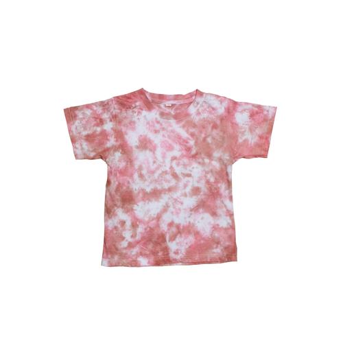 Foto Produk Kids Tie Dye T-Shirt Marble Red - S dari Flo's Tie Dye Shop