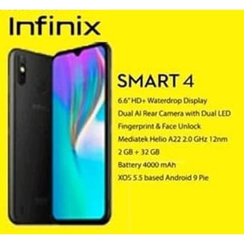 Foto Produk Infinix Smart 4 Smartphone Ram 2GB Rom 32 GB - Resmi - Harga Grosir dari 036 kodokstore