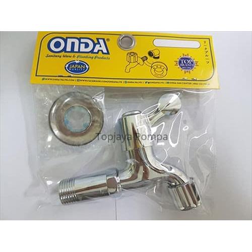 Gambar KRAN TEMBOK / KRAN TAMAN ONDA A 801 T 1/2" CHROME dari TOPJAYA POMPA Kab. Bekasi Tokopedia
