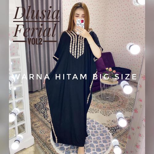 Foto Produk daster arab/india/dubai/turki dlusia ferial vol 2 dress busui jumbo dari murmershops & fashion