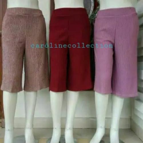 Foto Produk celana kulot wanita celana kulot plisket pendek 7/8 dari carolinecollection