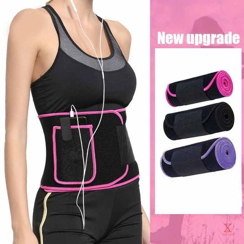 Jual Waist Trimmer Belt Adjustable Weight Loss Exercise Ab Belt Sweat Jakarta Utara Hoirith Tokopedia