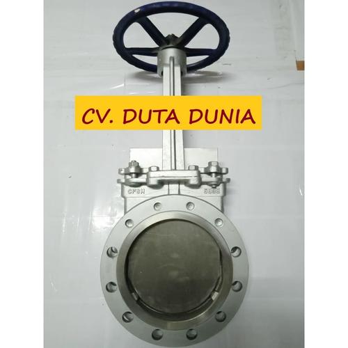Jual KNIFE GATE VALVE WAFER JIS 10K BODY GATE SS 316 SEAT METAL "DURAN" 8" Kota Surabaya CV