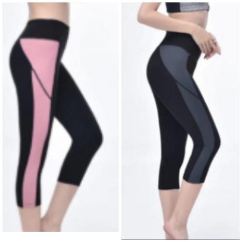 Foto Produk Legging Sport Celana Olahraga Wanita Kantong Senam Yoga 3/4 Premium dari kendas's shop
