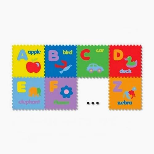 Foto Produk Mainan Anak - Matras / Alas Lantai / Puzzle Evamats Abjad Gambar dari kidzntoys