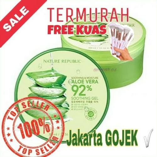 Foto Produk PROMO Nature Republic Aloe Vera Gel 92% Aloevera Lidah Buaya by NAV dari NavShop
