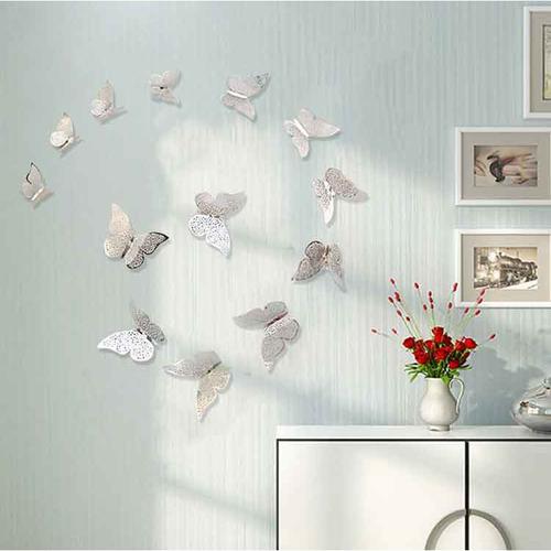 Download Jual 12pcs 3d Butterfly Wall Sticker For Home Decor Diy Butterflies Kab Bogor Like Home Id Tokopedia