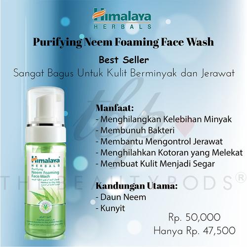 himalaya purifying foaming neem face wash
