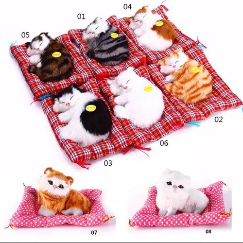 Foto Produk Boneka kucing / boneka pajangan bersuara import dari dunia boneka lucu