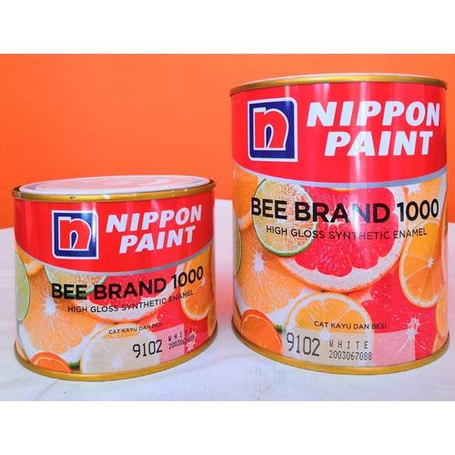 Jual CAT BEE BRAND 1000 (Cat Kayu / Besi) NIPPON PAINT 0,4lt Kota