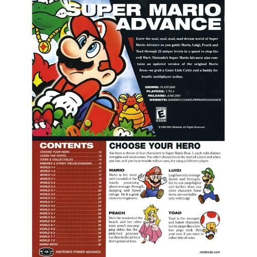 Jual Super Mario Advance Strategy guide ebook (buku panduan digital ...