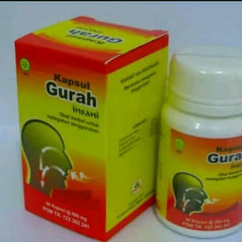Foto Produk Kapsul Gurah Insani Herbal untuk Tenggorokan dari Rumah Herbal Amanah