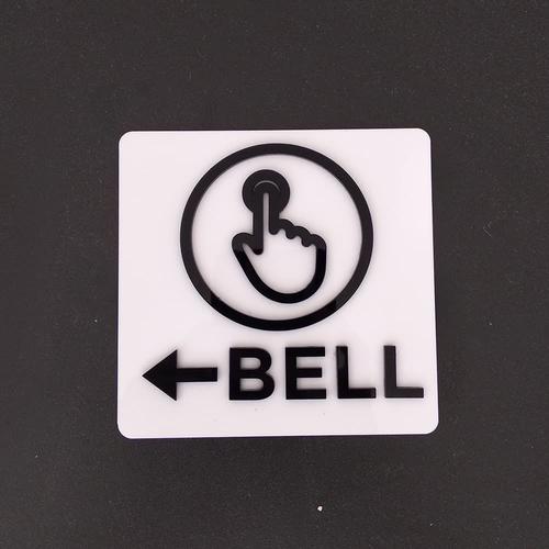 Jual Sign Board Bell Akrilik Timbul | Sign Acrylic | Acrylic Sign Bell ...