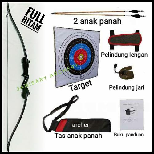 Foto Produk Busur Panahan Standar Pemula - Hitam dari ASTERION