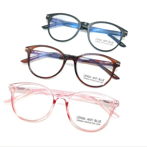 Foto Produk Kacamata frame anti radiasi blueray unisex - Hitam dari kacamata8