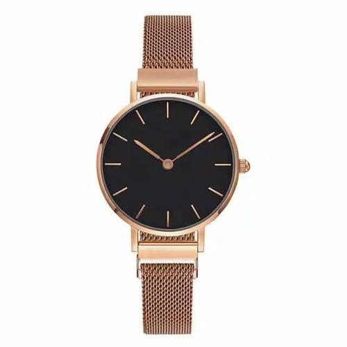 Foto Produk Ready 10 Warna Jam Tangan Wanita DW Magnet Balok - Rose Black dari SkyArloji