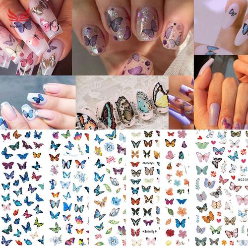 Download Jual Promo Patterns 3d Butterfly Nail Art Stickers Decals Decoration Jakarta Utara Jonatahan Tokopedia