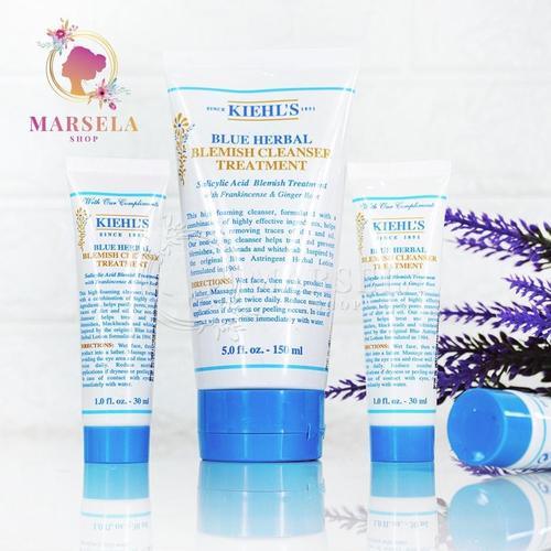 blue herbal blemish cleanser treatment