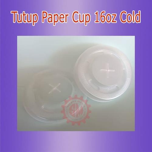 Jual Tutup / Lid Paper Cup 16 oz Cold - Kota Surabaya - SARANA KEMASAN ...