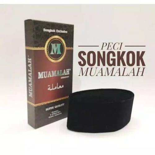 Foto Produk Muamalah - Peci Songkok Hitam Polos dari Rumah_Hilal