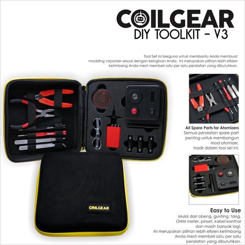 Jual Authentic Coil Gear Diy Tools Kit V3 Sangat Lengkap Ada Ohm Meter Mod Jakarta Pusat Vapeoipusat Tokopedia