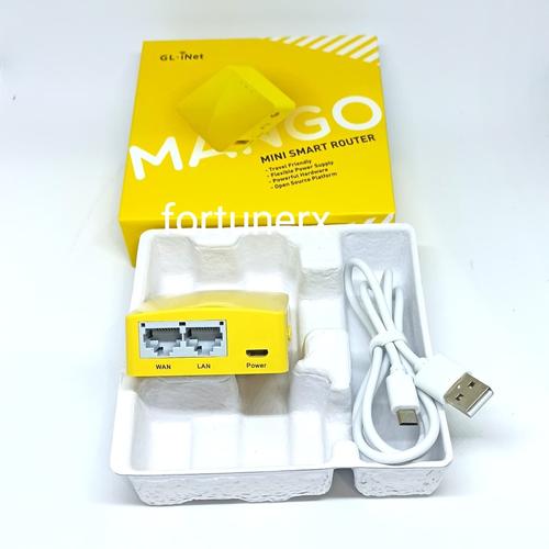 Foto Produk GL.Inet GL-MT300N-V2 Portable Mini Wireless Router Mini MANGO dari Fortunerx