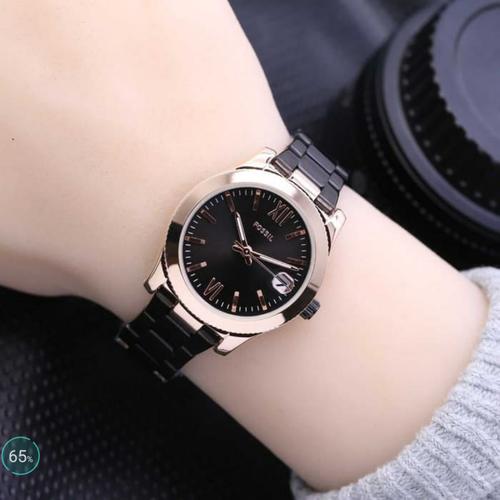 Gambar Jam Tangan Wanita Analog Fosil 737 Rantai Fashion Wanita - Silver dari andvio_store Jakarta Pusat Tokopedia