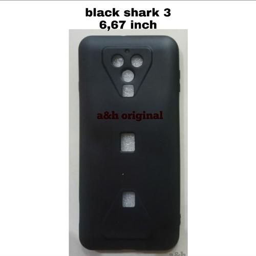 Foto Produk Case Black Shark 3 | 3 Pro - Ultrathin Matte Soft Case - Black Shark 3, Hitam dari a&h original
