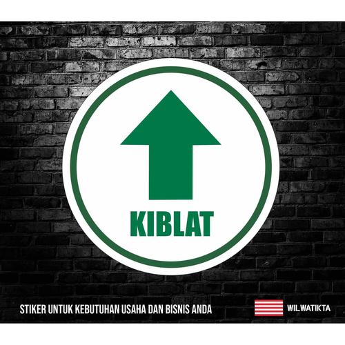 Jual Stiker Safety Sign Label K3 Arah Kiblat Sholat Mesjid Kib 1 Jakarta Selatan Tokopin Tokopedia