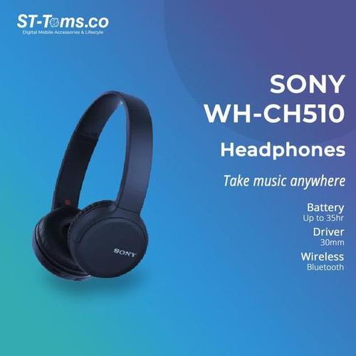 Jual Sony Wh-Ch510 / Wh Ch510 / Ch 510 Wireless Headphones - Biru - Jakarta  Pusat - dedeelektonik | Tokopedia