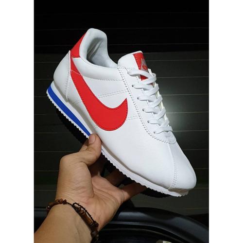 nike cortez red and blue womens
