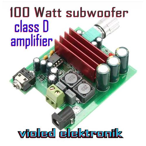 Jual amplifier subwoofer class d 100 