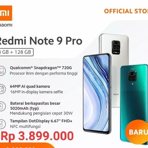 Jual Redmi Note 9 Pro 8gb 128gb Snapdragon 720g Garansi Resmi Batam Only Kota Batam Uniq Batam Store Tokopedia
