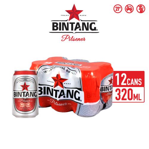 Foto Produk Bir Bintang Pilsener 320ml Can Multipack 12 dari Drink Corner Bekasi