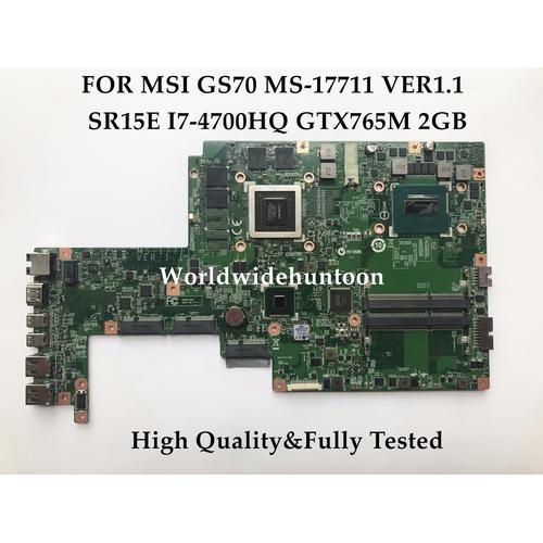 Jual MS-17711 MSI GS70 laptop Motherboard SR15E I7-4700HQ