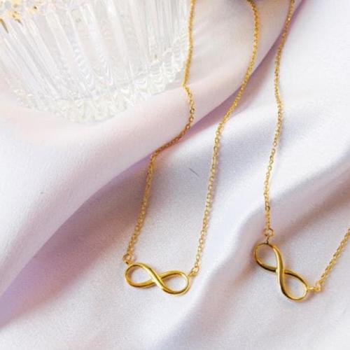 INFINITY Necklace (925 Sterling Silver 
