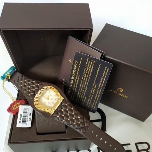 Foto Produk Ready Aigner A41205 Watch Gold Brown Leather dari ferliarj16