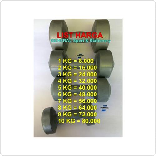 Foto Produk Barbel / Dumbel Plastik 5 Kg dari GENERAL Sport-Stationary
