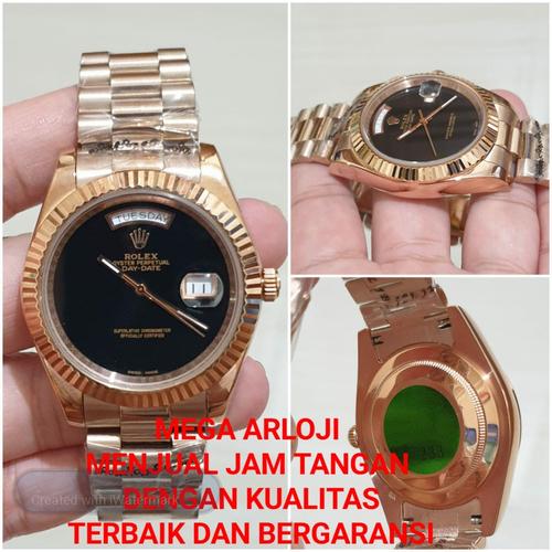 Jual JAM TANGAN COWOK ROLEX DAY DATE 40 