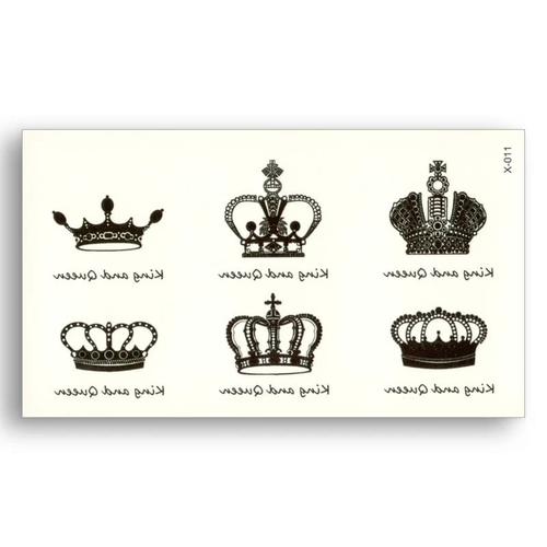 Jual Tattoo Temporary Tato Crown Mahkota Tatto Couple King Queen Tatoo Jakarta Utara Thegoodwills Tokopedia