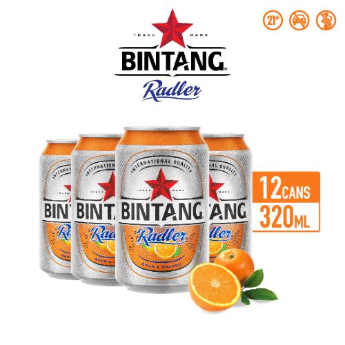 Foto Produk Bir Bintang Radler Orange 320ml Can Multipack 12 dari Drink Corner Bekasi