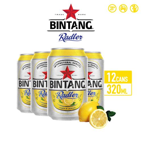 Foto Produk Bir Bintang Radler Lemon 320ml Can Multipack 12 dari Drink Corner Bekasi