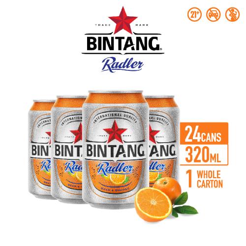 Foto Produk Bir Bintang Radler Orange 320ml Can Multipack 24 dari Drink Corner Bekasi