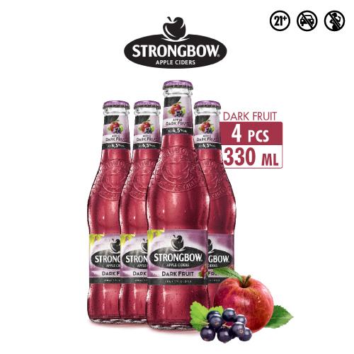Foto Produk Strongbow Dark Fruits 330ml Multipack 4 dari Drink Corner Bekasi