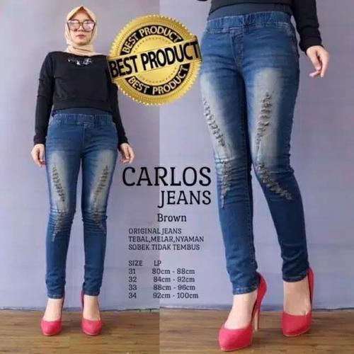 Jual celana jeans stretch/jegging 